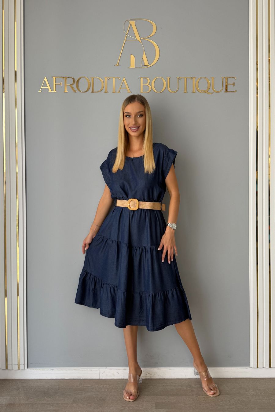 Rochie Lavinia denim
