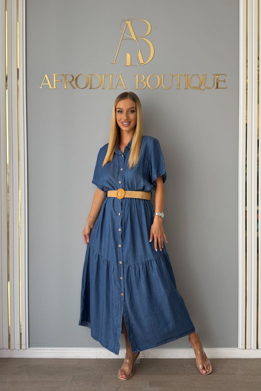 Rochie Cristina denim