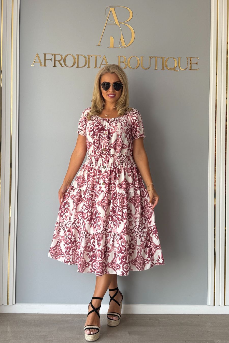 Rochie Noelia abstract
