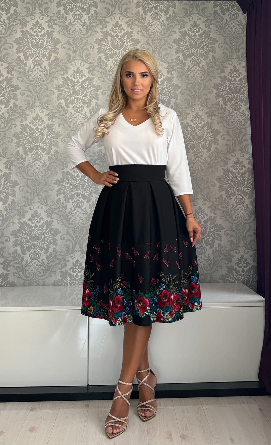 Fusta Maria gipsy negru