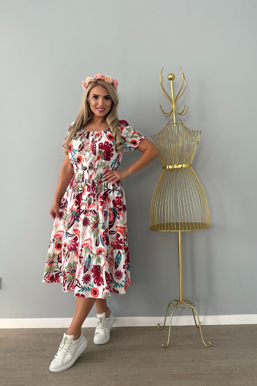 Rochie Nova floricele