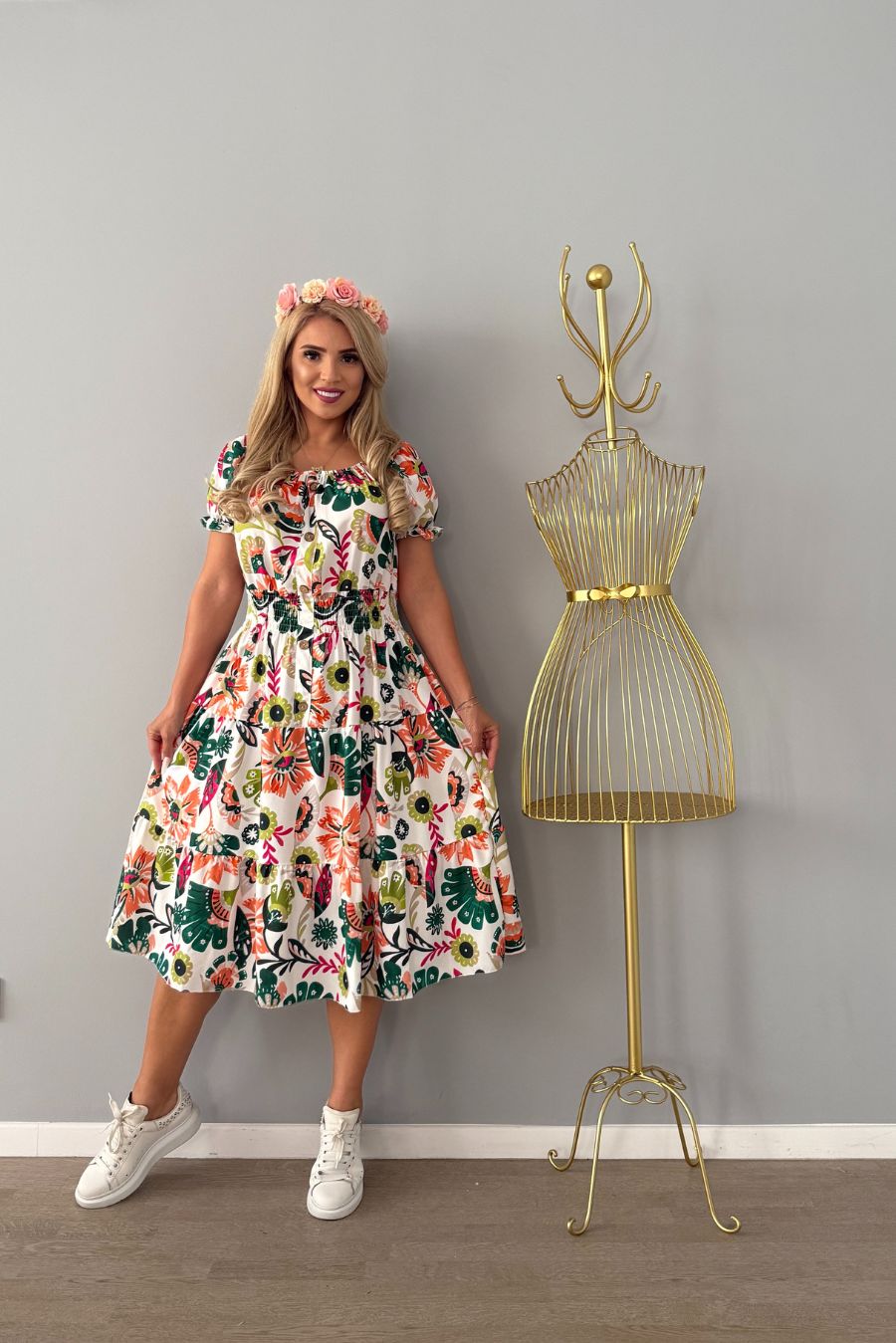Rochie Nova floricele
