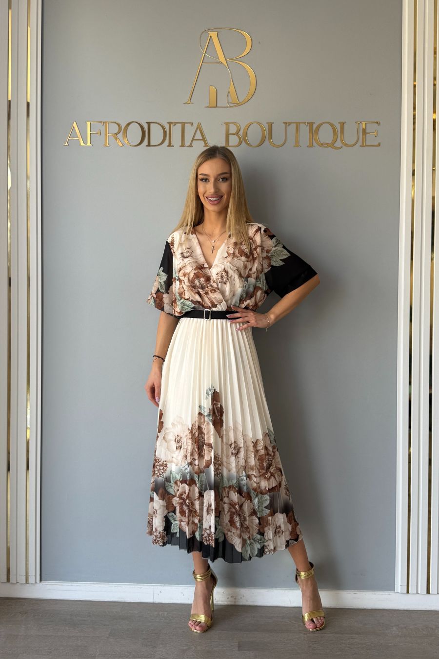 Rochie Alina floricele ms