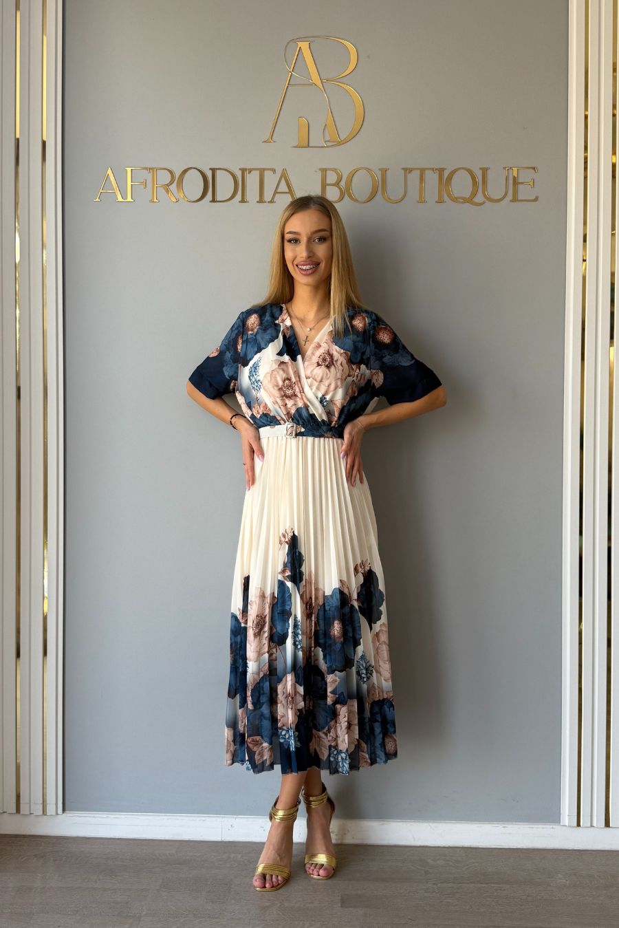 Rochie Alina floricele ms