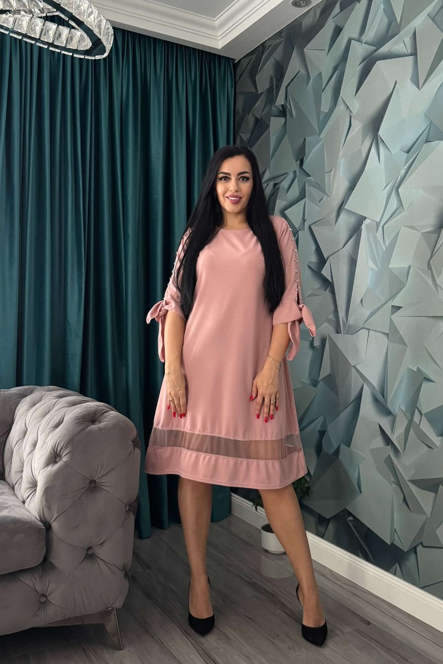 Rochie Georgiana pietricele