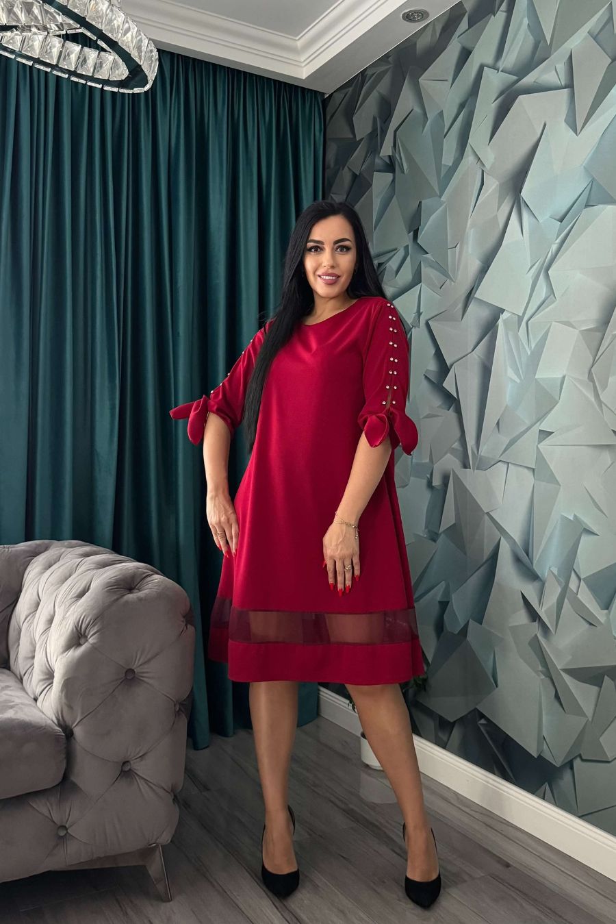 Rochie Georgiana pietricele