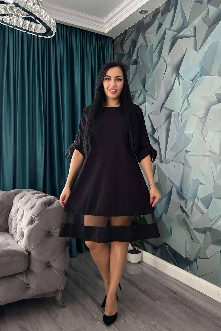 Rochie Georgiana pietricele