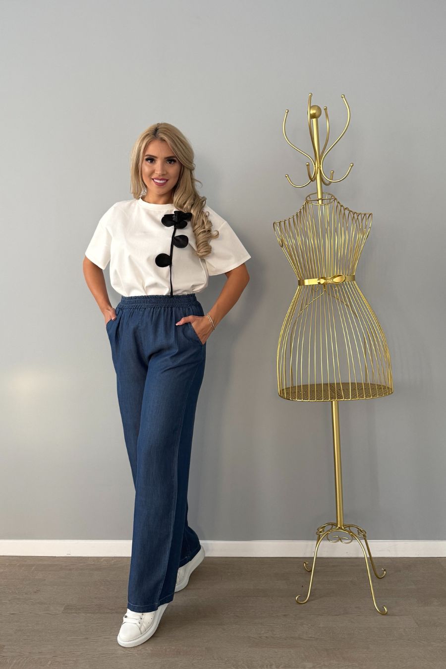 Pantalon Karol larg