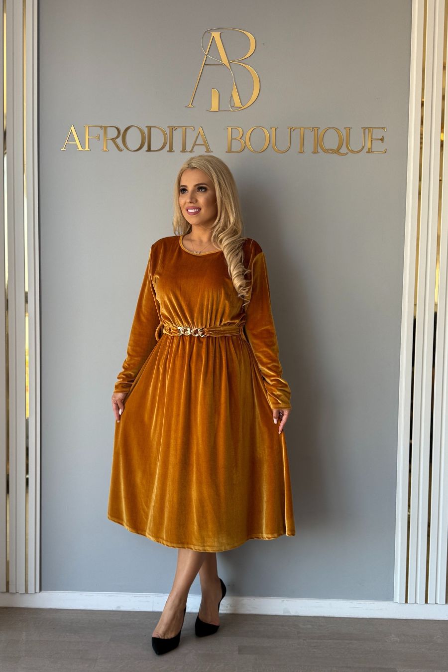 Rochie Hanna catifea tuty