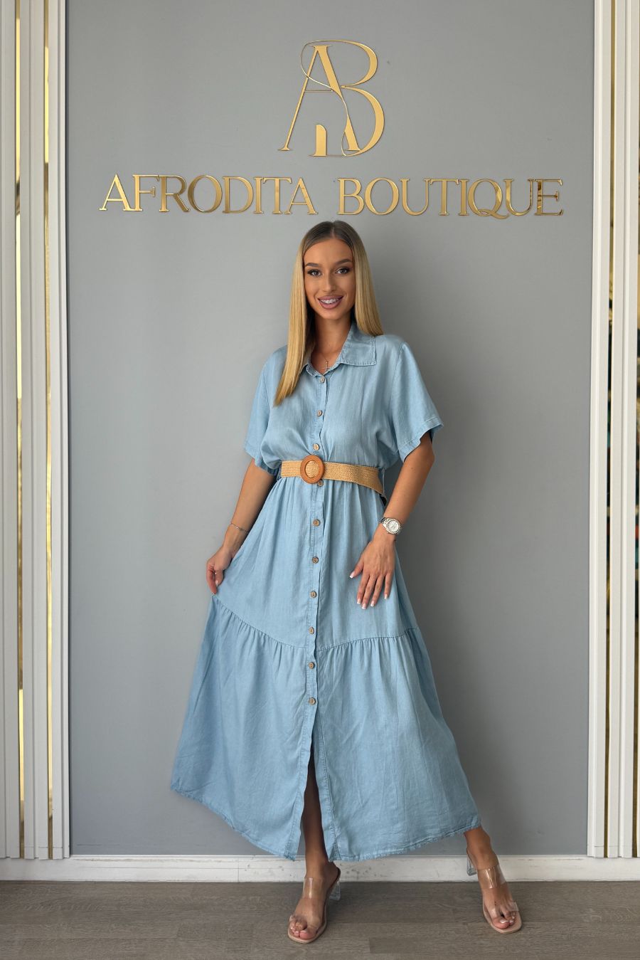 Rochie Cristina denim
