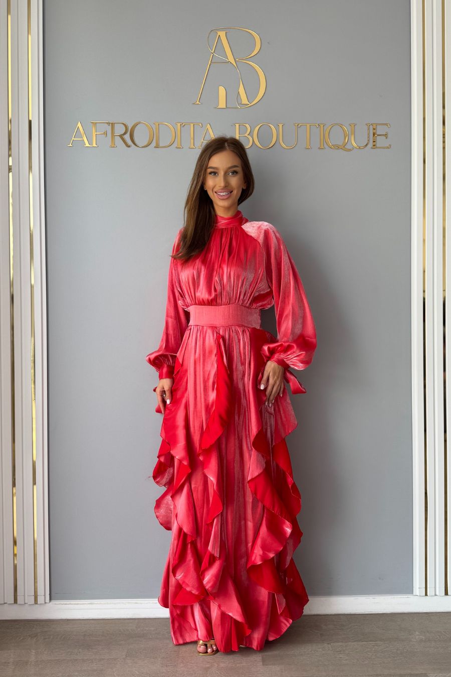 Rochie Eliza rosu