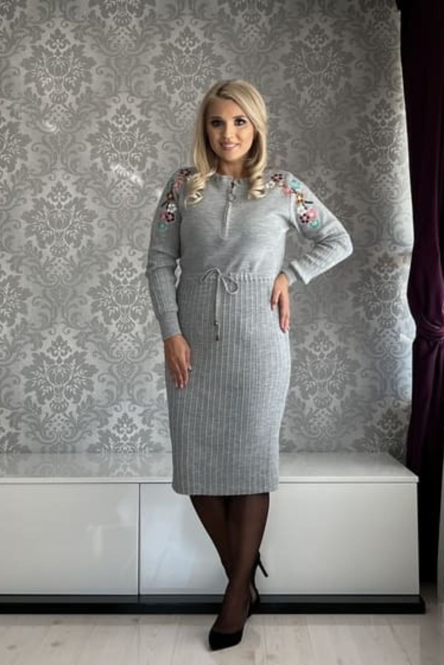 Rochie Rosa tricot