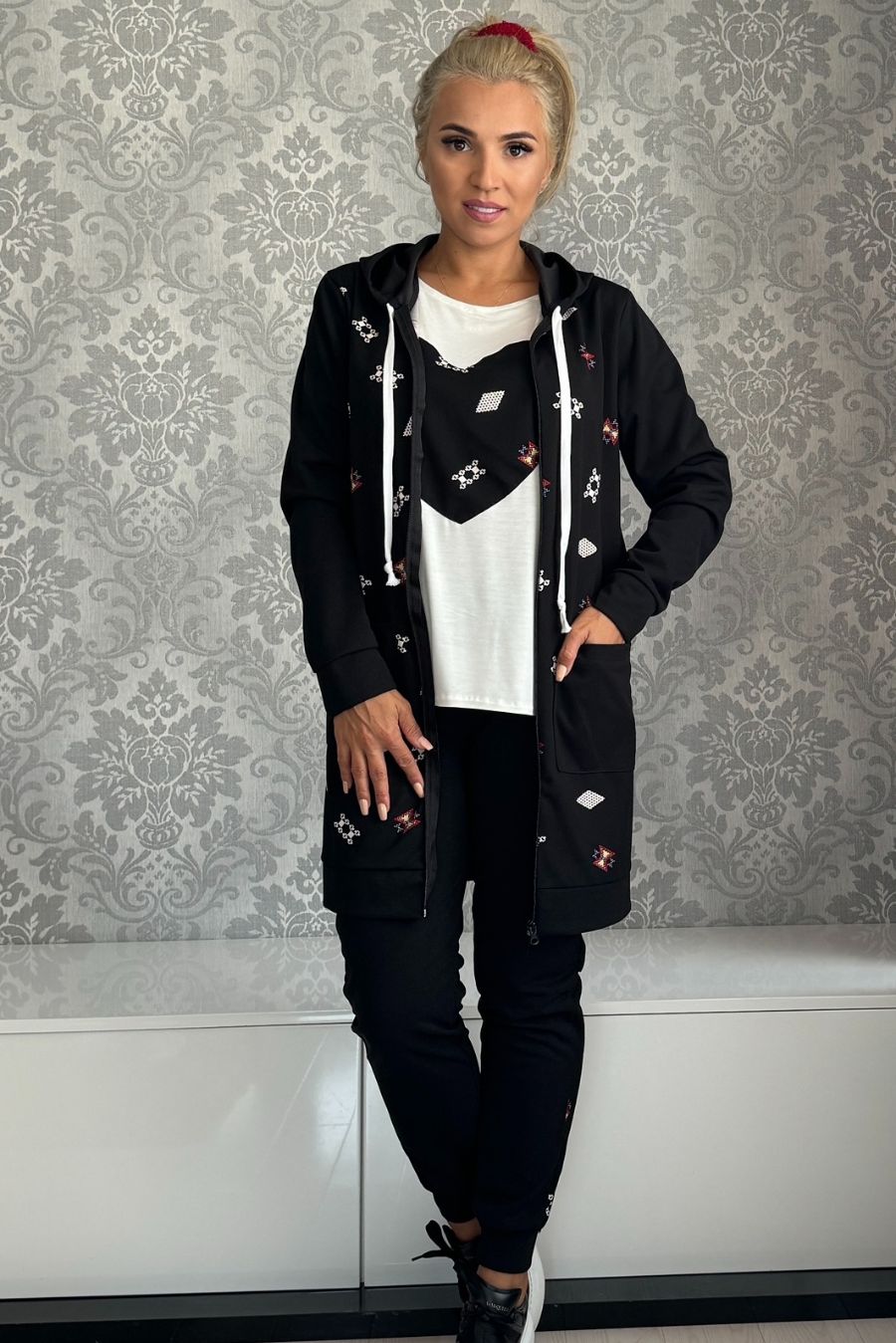 Set Gabi romb negru