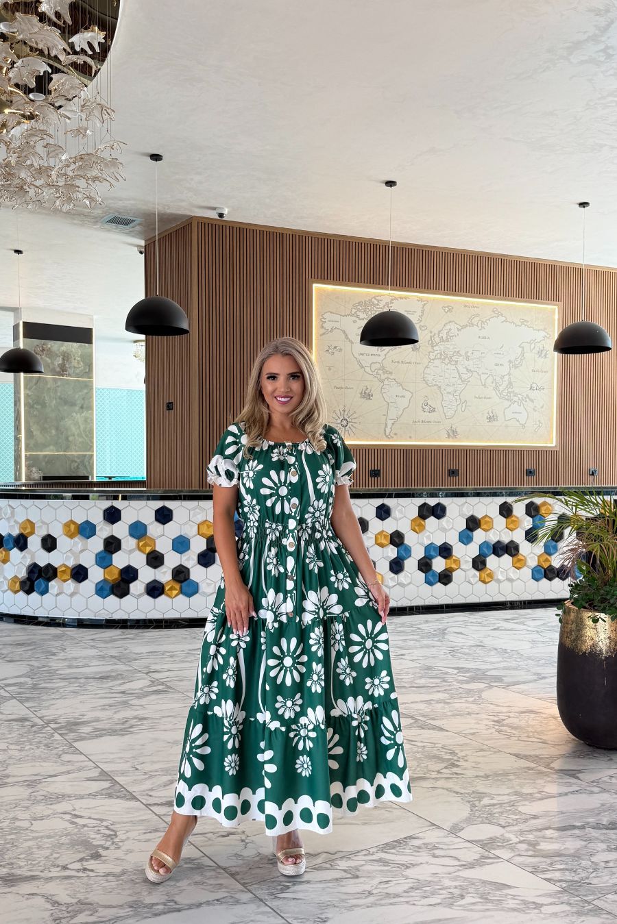 Rochie Noelia flori