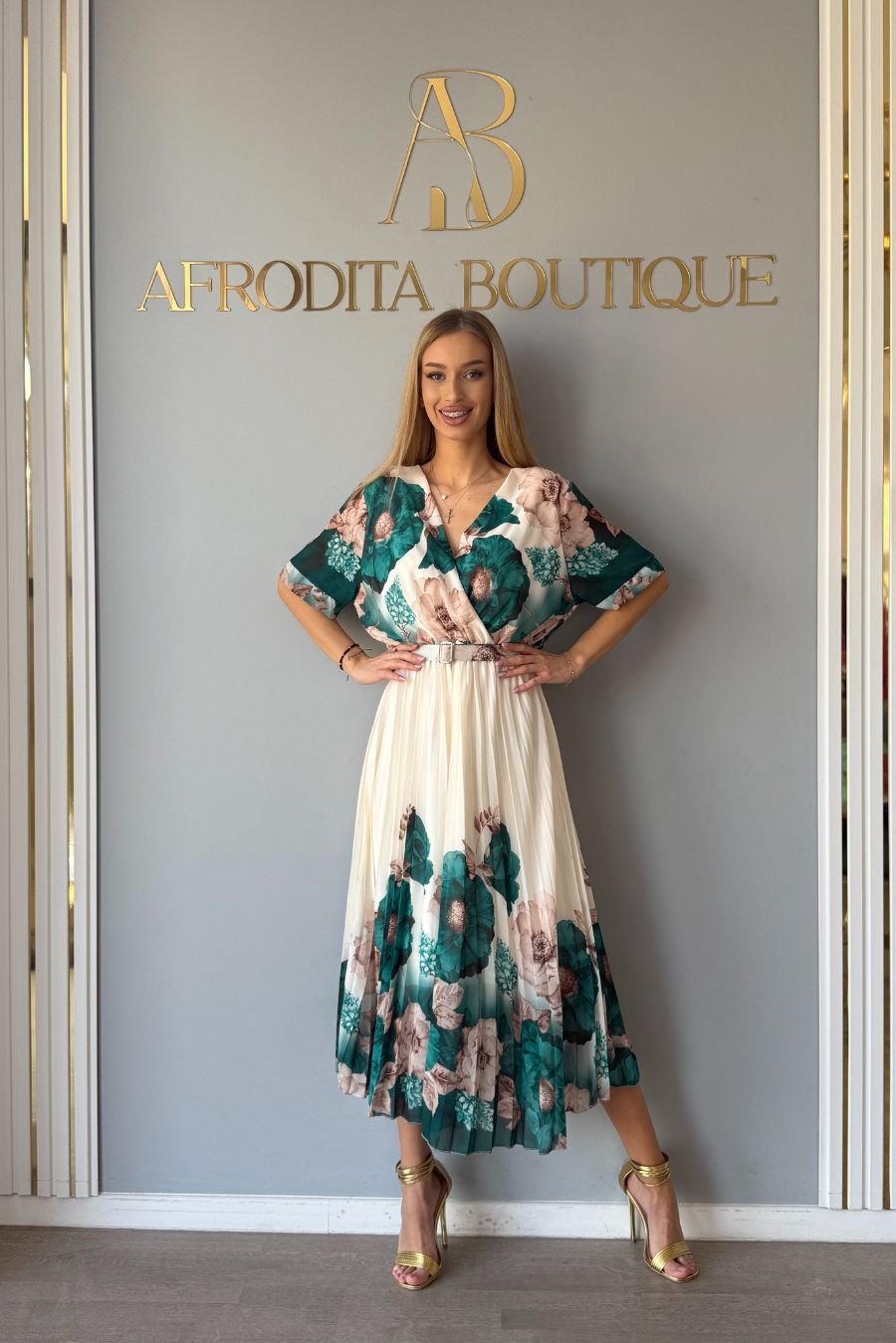 Rochie Alina floricele ms