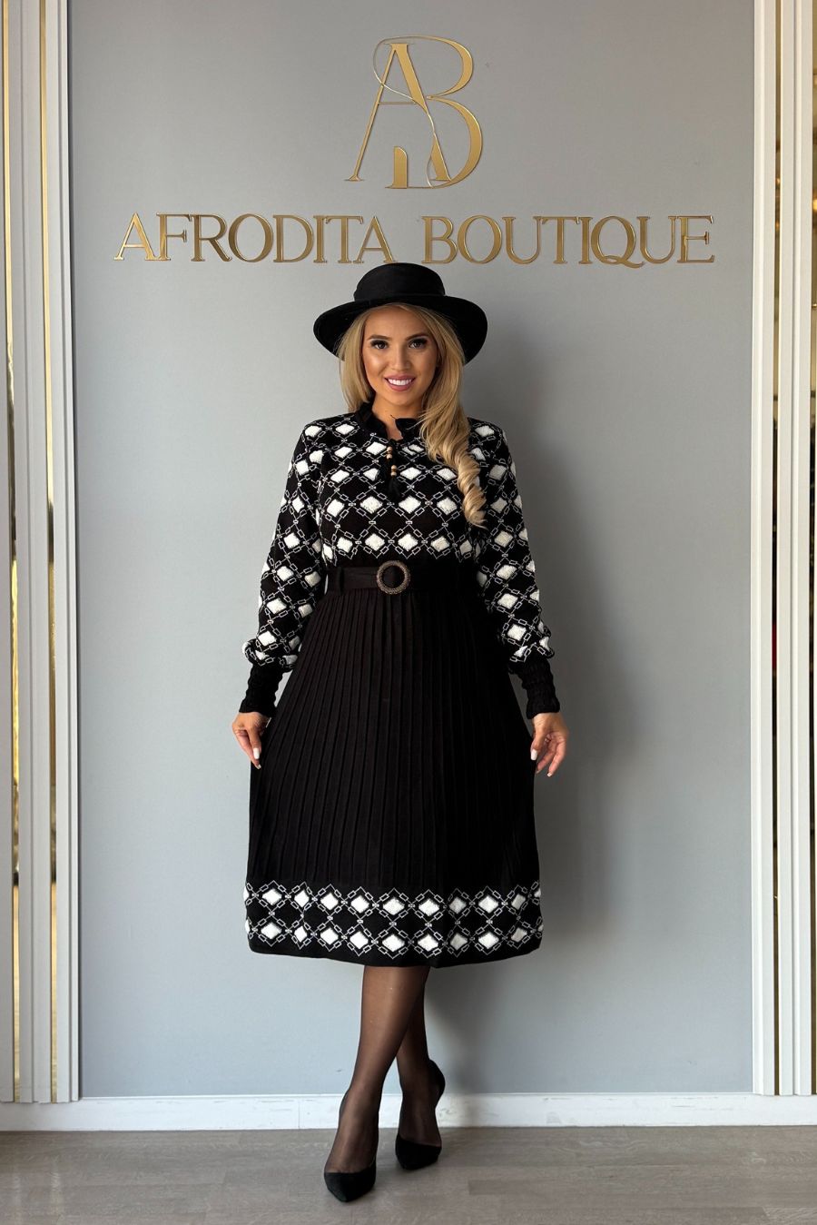 Rochie Cleo romb