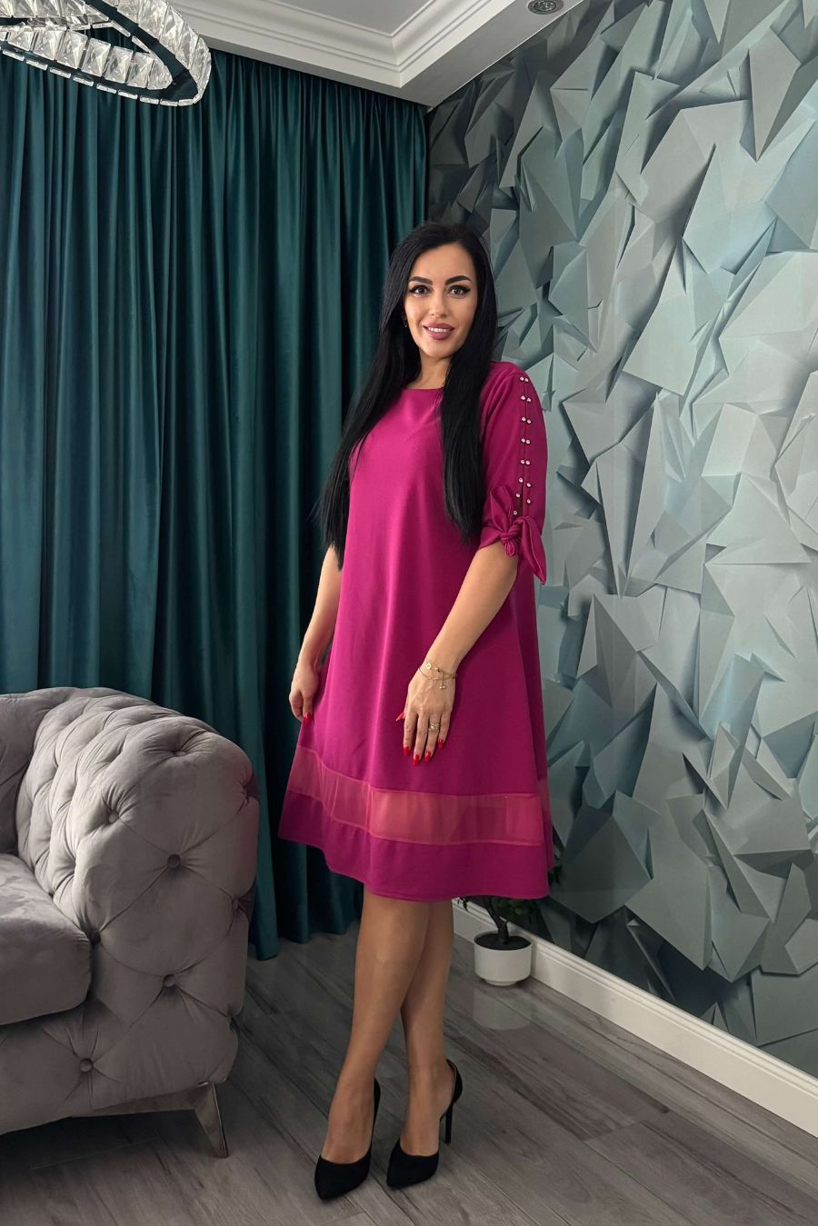 Rochie Georgiana pietricele