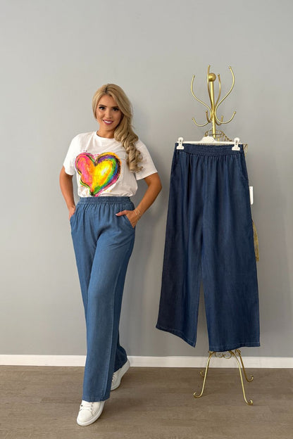 Pantalon Karol larg