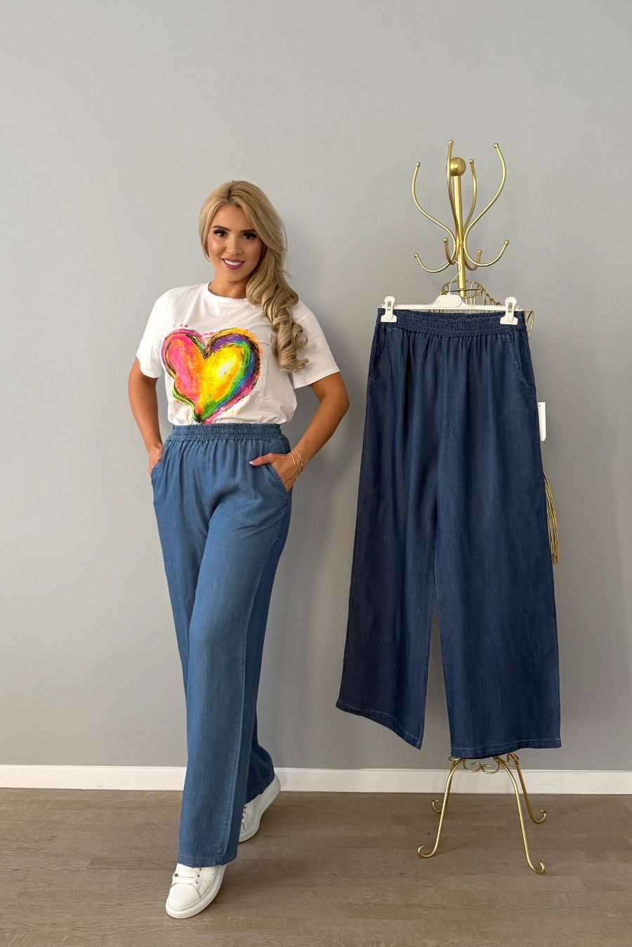 Pantalon Karol larg