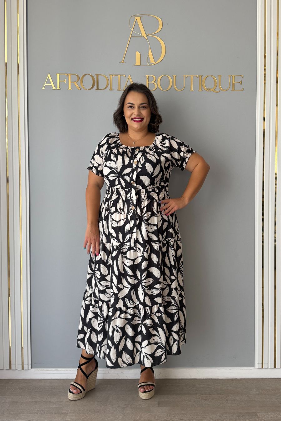 Rochie Lia frunze