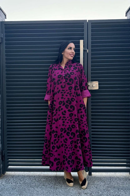 Rochie Lorena leopard