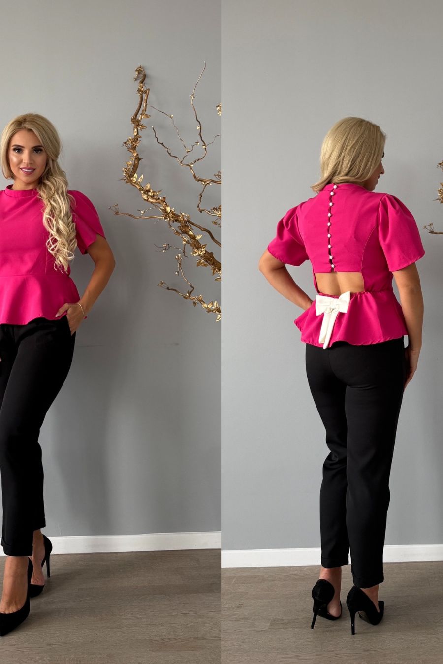 Bluza Aza ciclam