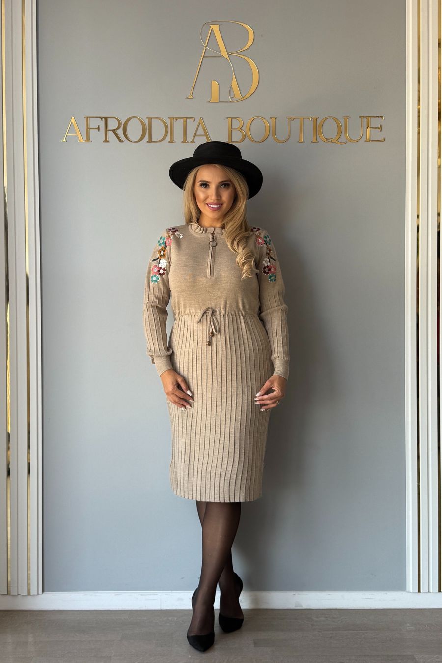 Rochie Rosa tricot
