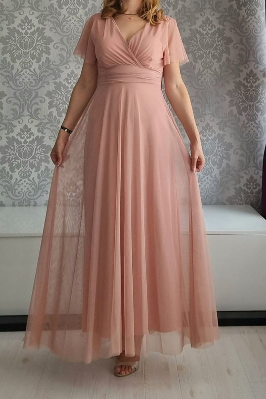 Rochie tiul roz tuti