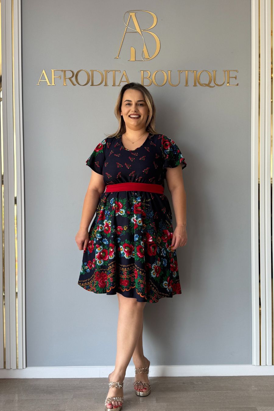 Rochie Viva volanas