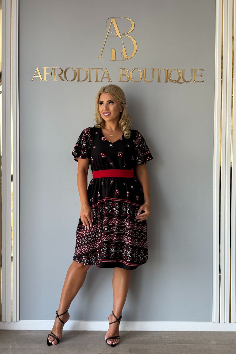 Rochie Viva volanas